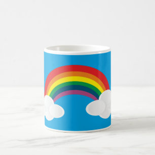 Regenbogen im Himmel Kaffeetasse