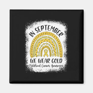 Regenbogen im September tragen wir Goldkrebs im Ki Magnet