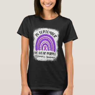 Regenbogen im September tragen wir Lila Heimerheim T-Shirt