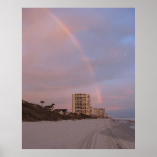 Regenbogen in Daytona Beach Print Poster