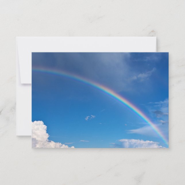 Regenbogen in einem blauen Himmel (Vorderseite)
