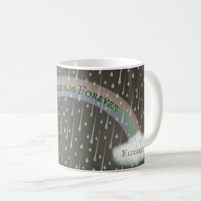 Regenbogen in einer Inspiration-benutzerdefinierte Kaffeetasse (VorderseiteRechts)