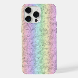 Regenbogen in Elephant Skin Leather Optik iPhone 15 Pro Max Hülle