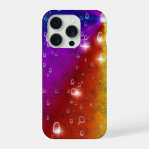 Regenbogen in Elephant Skin Leather Optik , Regent iPhone 15 Pro Hülle