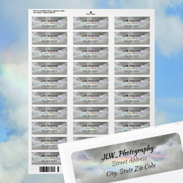 Regenbogen in Sturmwolken Himmlische Rücksendeadre