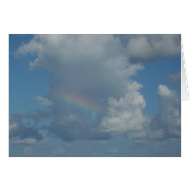 Regenbogen in Wolken (Vorderseite (Horizontal))