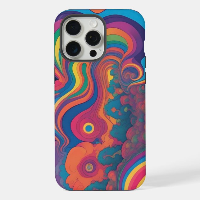 Regenbogen iPhone Hülle (Rückseite)