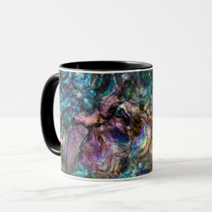 Regenbogen-Irideszenz-Abalone-Meeresmuschel Tasse