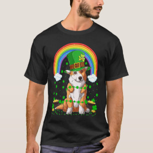 Regenbogen-Irische Cardigan Welsh Corgi Hund St. P T-Shirt
