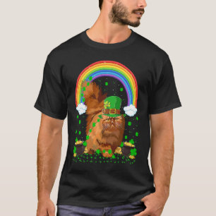Regenbogen-Irische-Kleeblatt-Perserkatze-St.-Patri T-Shirt