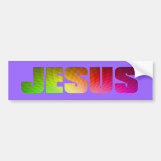 Regenbogen-Jesus-Autoaufkleber Autoaufkleber