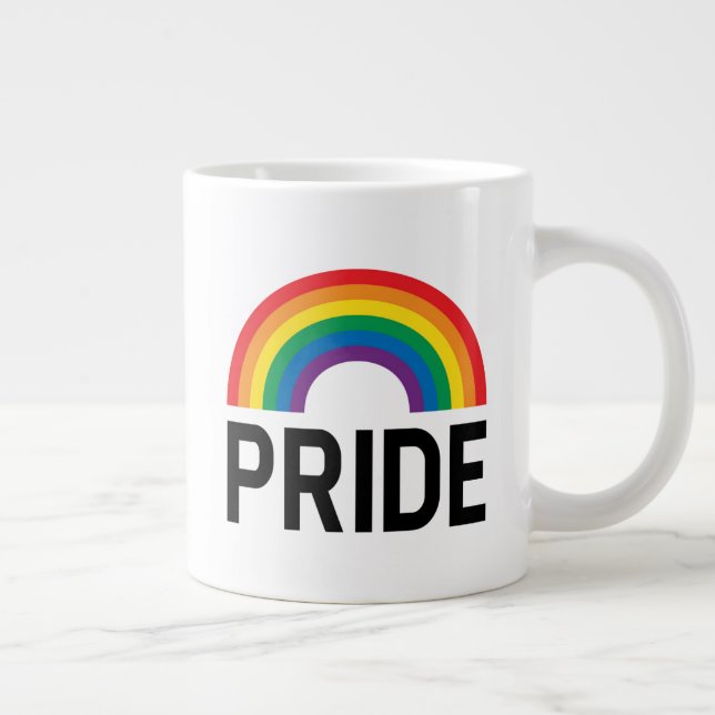 Regenbogen Jumbo-Tasse (Rechts)