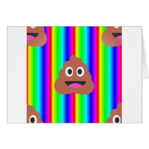 Regenbogen kackte Emoji
