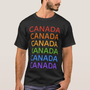 Regenbogen KANADA-Shirts u. -jacken T-Shirt