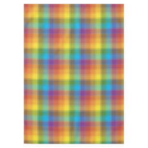 Regenbogen Kariert Tischdecke