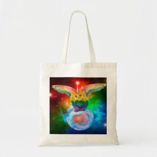 Regenbogen-Kätzchen-Einhorn-Goldfisch-Raum-Freund Tragetasche