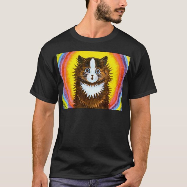Regenbogen-Katze T-Shirt (Vorderseite)