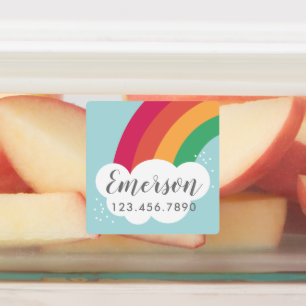 Regenbogen Kinder wasserdichte Aufkleber Etikett