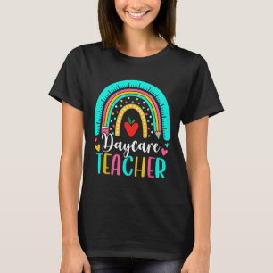 Regenbogen-Kinderbetreuung Lehrerteam Crew 1. Schu T-Shirt