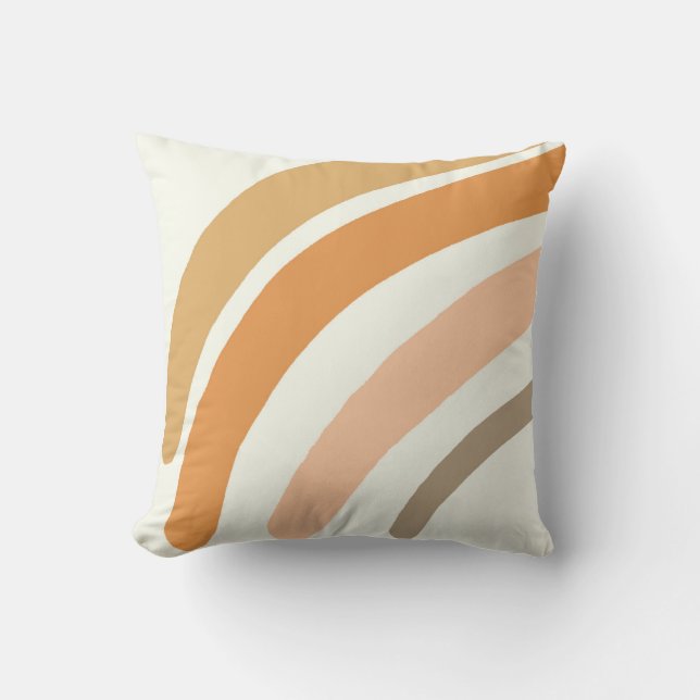 Regenbogen-Kinderzimmer-Kissen, Boho-Kinderzimmer- Kissen (Vorderseite)