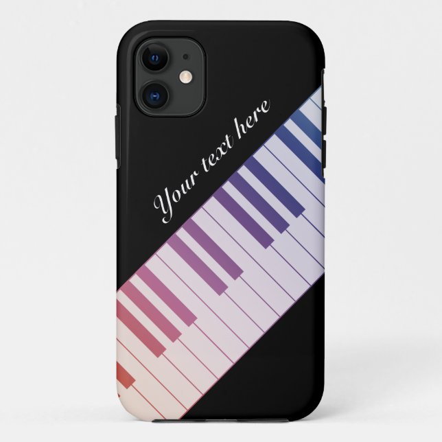 Regenbogen-Klavier befestigt iPhone 5 Case-Mate iPhone Hülle (Rückseite)