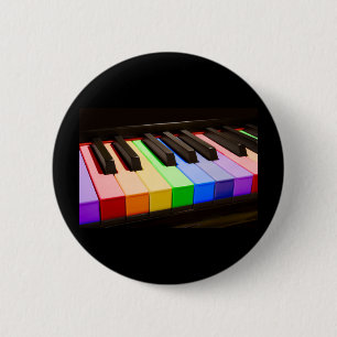 Regenbogen-Klavier Button
