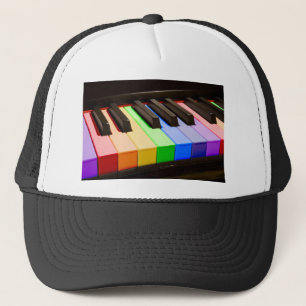 Regenbogen-Klavier Truckerkappe