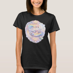Regenbogen-Koi-Fisch-Pride-Aufkleber T-Shirt