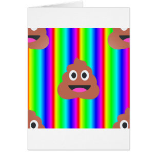 Regenbogen-Kot-Smiley
