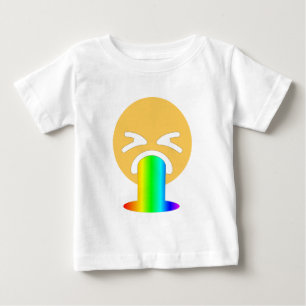 Regenbogen-Kotz-Emoji Baby T-shirt