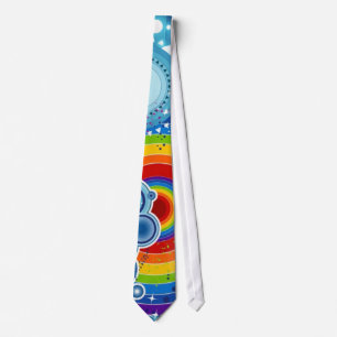 Regenbogen-Krawatte Krawatte