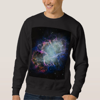 Regenbogen-Krebsnebel-Foto vollständig Sweatshirt