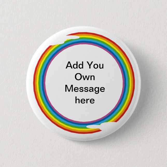 REGENBOGEN-KREIS ADDIEREN IHREN EIGENEN BUTTON (Vorderseite)