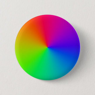 Regenbogen-Kreissinus-Wellen Button