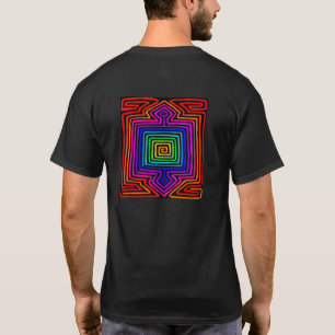 Regenbogen Kuna Indian Mola T-Shirt