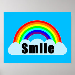 REGENBOGEN - Lächeln Poster