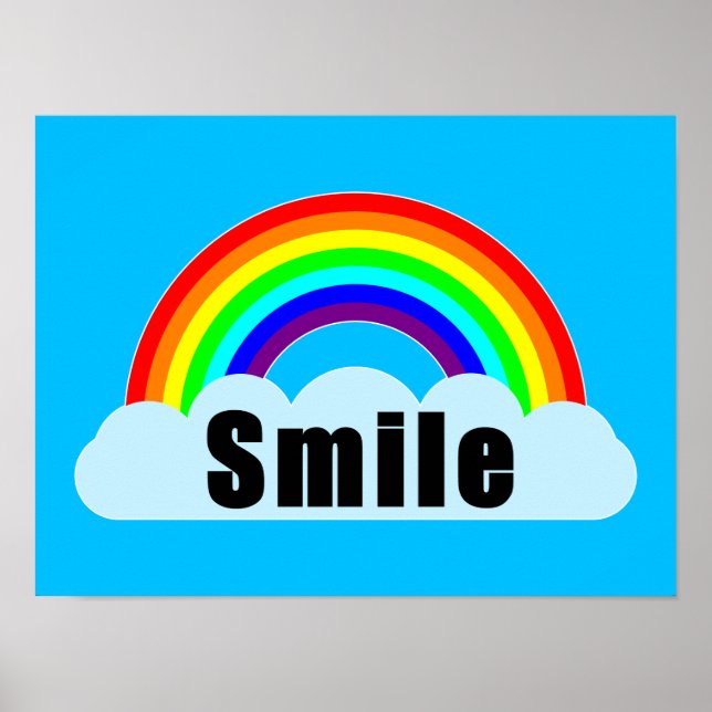 REGENBOGEN - Lächeln Poster (Vorne)