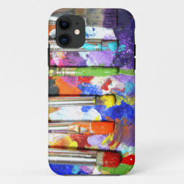 Regenbogen-laufende Pinsel-Fotografie Case-Mate iPhone Hülle