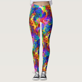 Regenbogen Leggings
