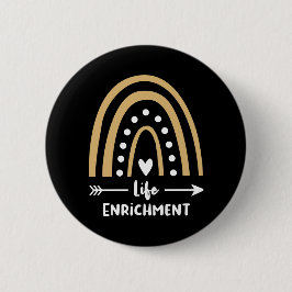 Regenbogen Leopard, Direktor für Lebensanreicherun Button