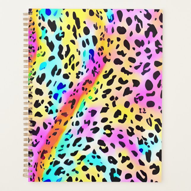 Regenbogen Leopard  Planer (Vorderseite)