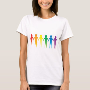 Regenbogen-Leute T-Shirt