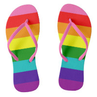Regenbogen LGBT Schwulenflagge Erwachsene Flip Flo