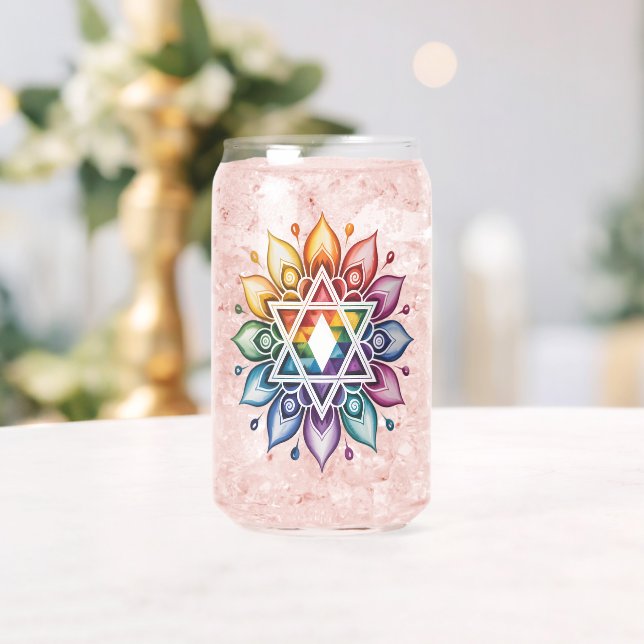 Regenbogen LGBT Stolz Gay Pride Dosenglas (Insitu (Hochzeit))