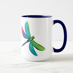 Regenbogen-Libelle Tasse