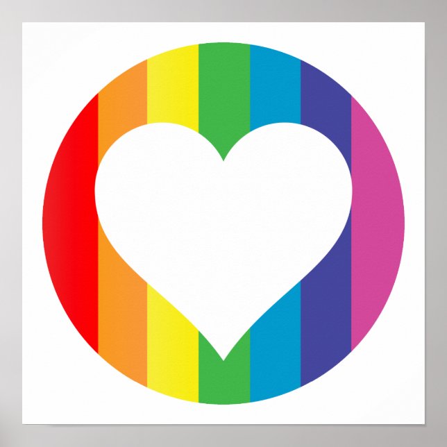 Regenbogen-Liebe. Poster (Vorne)