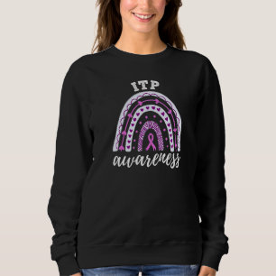 Regenbogen-Lila-Band Immunthrombozytopenie Itp Sweatshirt