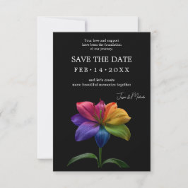 🌈 Regenbogen-Lily Save the Date — QR-Update