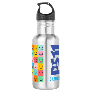Regenbogen-Logo Personalisierter Name Kid Edelstahlflasche