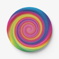 Regenbogen Lollypop bunter Strudel